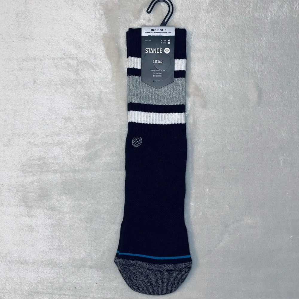 Stance Black and Gray Casual Socks